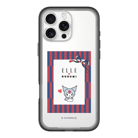 スリムプロテクションプレミアムケース［ ELLE×マイメロディ＆クロミ - トリコロールカラーグラフィック6 ］