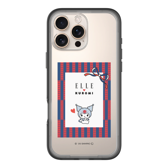 スリムプロテクションプレミアムケース［ ELLE×マイメロディ＆クロミ - トリコロールカラーグラフィック6 ］