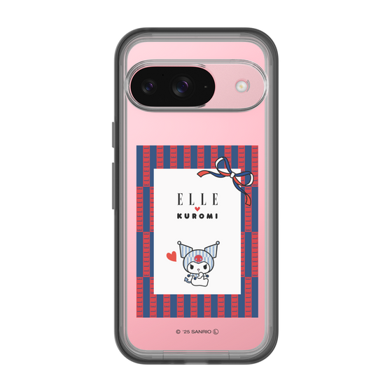 スリムプロテクションプレミアムケース［ ELLE×マイメロディ＆クロミ - トリコロールカラーグラフィック6 ］