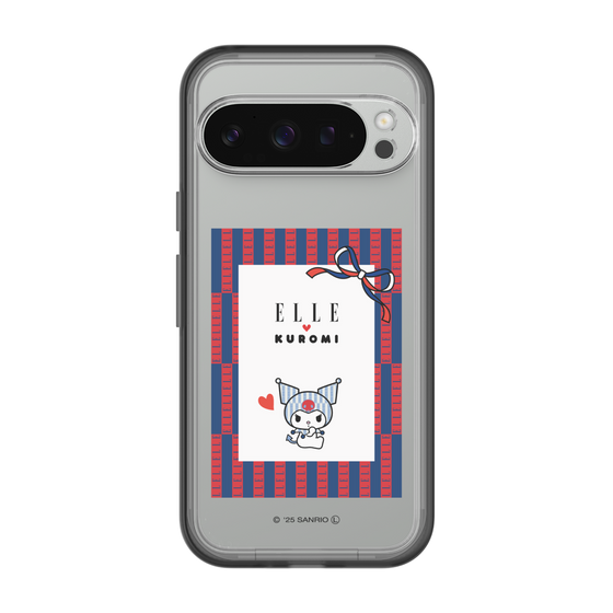 スリムプロテクションプレミアムケース［ ELLE×マイメロディ＆クロミ - トリコロールカラーグラフィック6 ］
