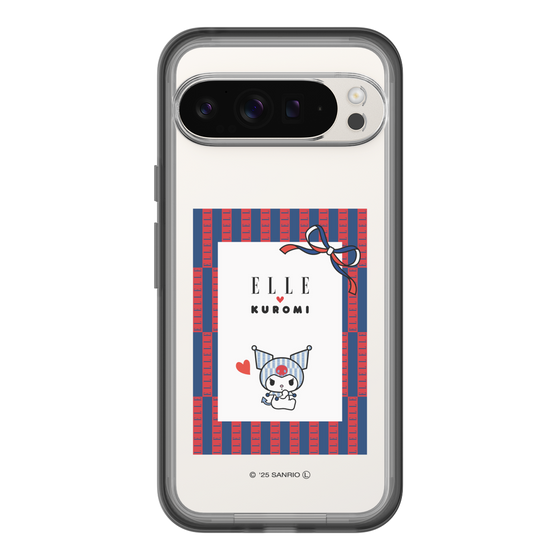 スリムプロテクションプレミアムケース［ ELLE×マイメロディ＆クロミ - トリコロールカラーグラフィック6 ］