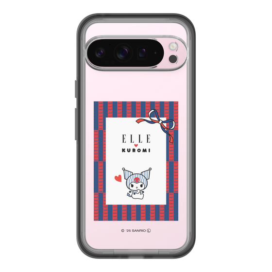 スリムプロテクションプレミアムケース［ ELLE×マイメロディ＆クロミ - トリコロールカラーグラフィック6 ］