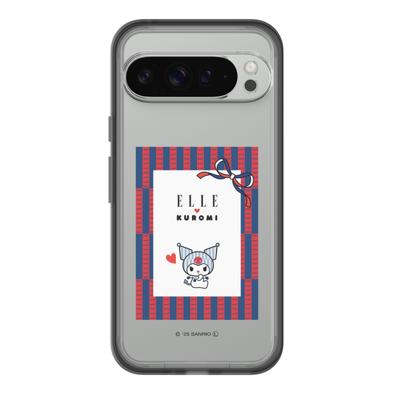 スリムプロテクションプレミアムケース［ ELLE×マイメロディ＆クロミ - トリコロールカラーグラフィック6 ］