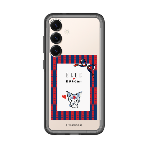 スリムプロテクションプレミアムケース［ ELLE×マイメロディ＆クロミ - トリコロールカラーグラフィック6 ］