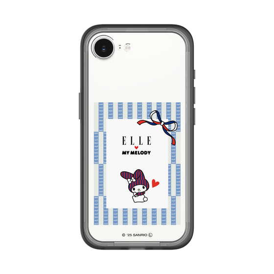 スリムプロテクションプレミアムケース［ ELLE×マイメロディ＆クロミ - トリコロールカラーグラフィック7 ］