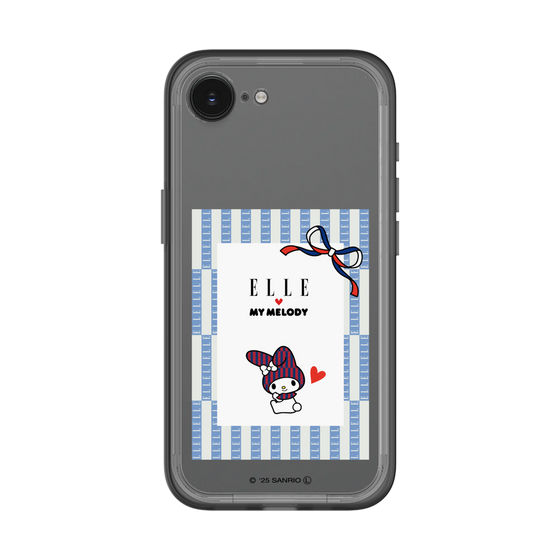 スリムプロテクションプレミアムケース［ ELLE×マイメロディ＆クロミ - トリコロールカラーグラフィック7 ］