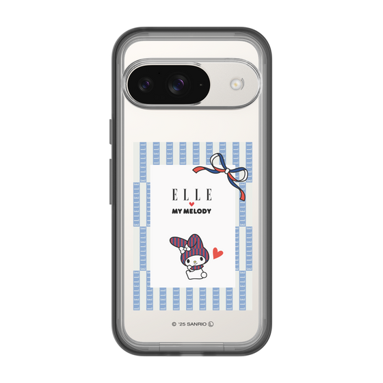 スリムプロテクションプレミアムケース［ ELLE×マイメロディ＆クロミ - トリコロールカラーグラフィック7 ］