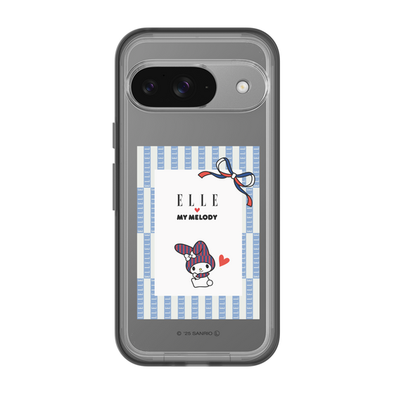 スリムプロテクションプレミアムケース［ ELLE×マイメロディ＆クロミ - トリコロールカラーグラフィック7 ］