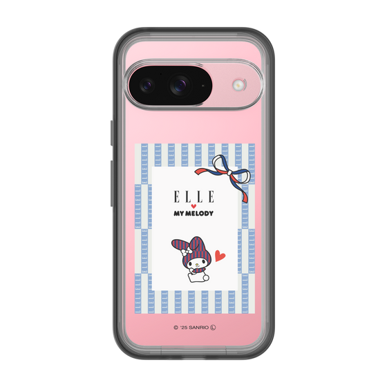 スリムプロテクションプレミアムケース［ ELLE×マイメロディ＆クロミ - トリコロールカラーグラフィック7 ］
