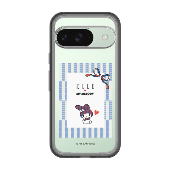 スリムプロテクションプレミアムケース［ ELLE×マイメロディ＆クロミ - トリコロールカラーグラフィック7 ］