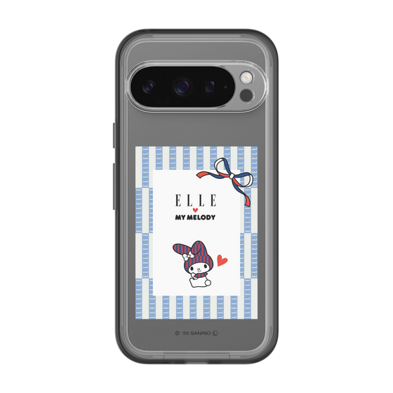 スリムプロテクションプレミアムケース［ ELLE×マイメロディ＆クロミ - トリコロールカラーグラフィック7 ］