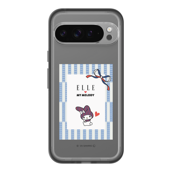 スリムプロテクションプレミアムケース［ ELLE×マイメロディ＆クロミ - トリコロールカラーグラフィック7 ］