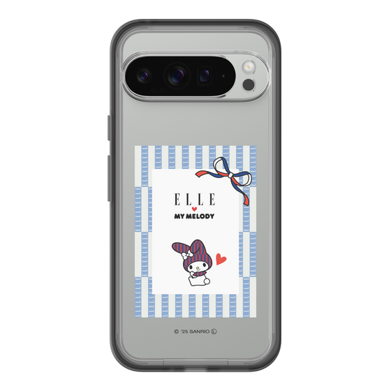 スリムプロテクションプレミアムケース［ ELLE×マイメロディ＆クロミ - トリコロールカラーグラフィック7 ］