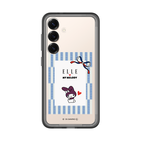 スリムプロテクションプレミアムケース［ ELLE×マイメロディ＆クロミ - トリコロールカラーグラフィック7 ］