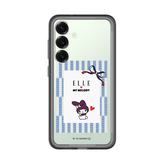 スリムプロテクションプレミアムケース［ ELLE×マイメロディ＆クロミ - トリコロールカラーグラフィック7 ］