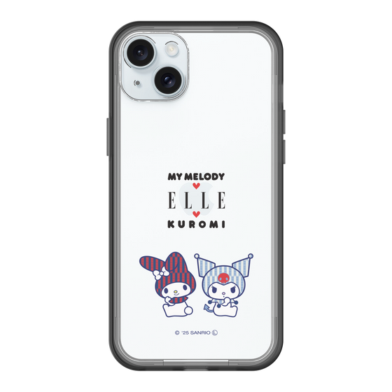 スリムプロテクションプレミアムケース［ ELLE×マイメロディ＆クロミ - トリコロールカラーグラフィック8 ］