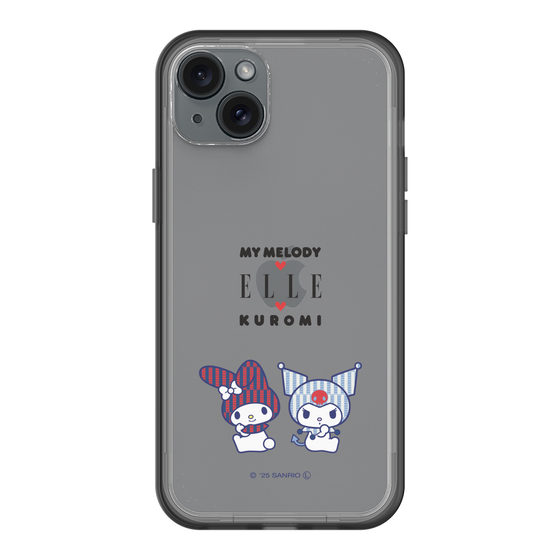 スリムプロテクションプレミアムケース［ ELLE×マイメロディ＆クロミ - トリコロールカラーグラフィック8 ］