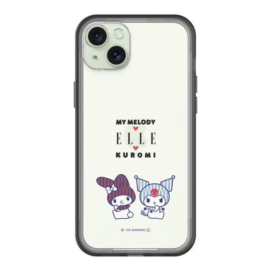 スリムプロテクションプレミアムケース［ ELLE×マイメロディ＆クロミ - トリコロールカラーグラフィック8 ］