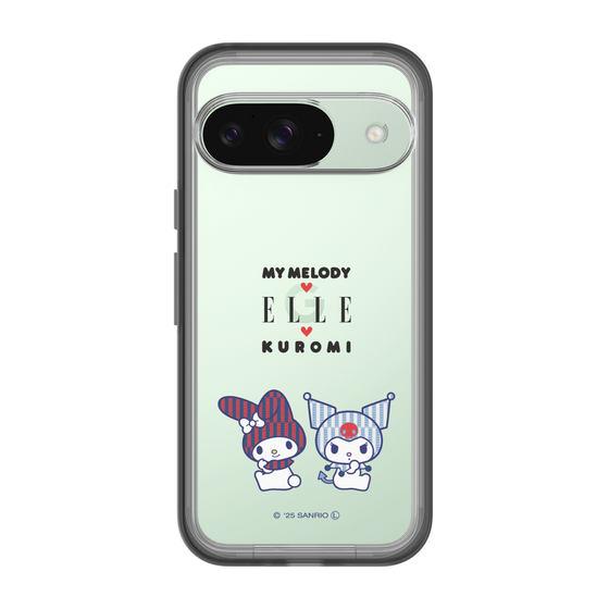 スリムプロテクションプレミアムケース［ ELLE×マイメロディ＆クロミ - トリコロールカラーグラフィック8 ］