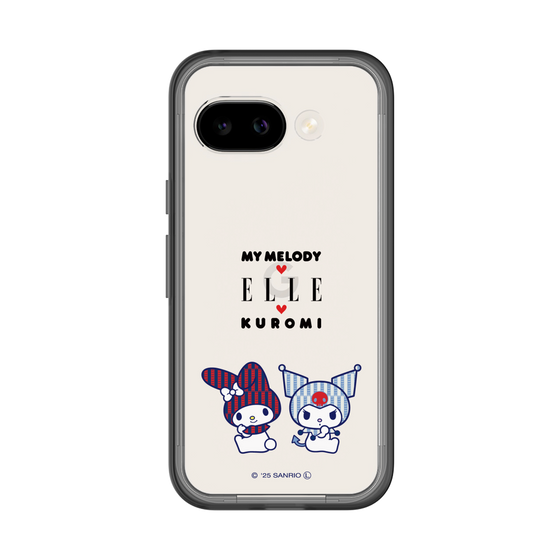 スリムプロテクションプレミアムケース［ ELLE×マイメロディ＆クロミ - トリコロールカラーグラフィック8 ］