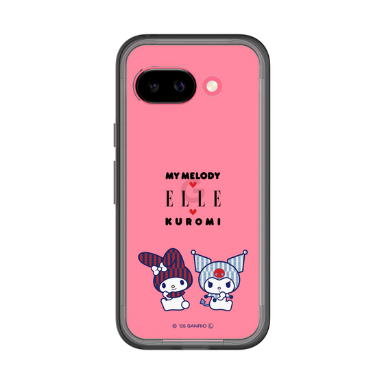 スリムプロテクションプレミアムケース［ ELLE×マイメロディ＆クロミ - トリコロールカラーグラフィック8 ］