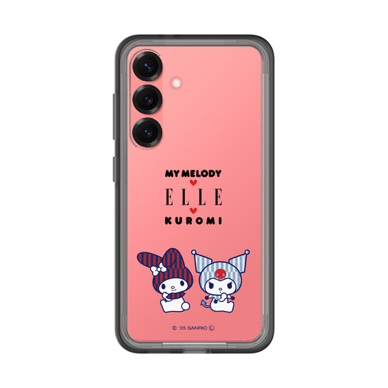 スリムプロテクションプレミアムケース［ ELLE×マイメロディ＆クロミ - トリコロールカラーグラフィック8 ］