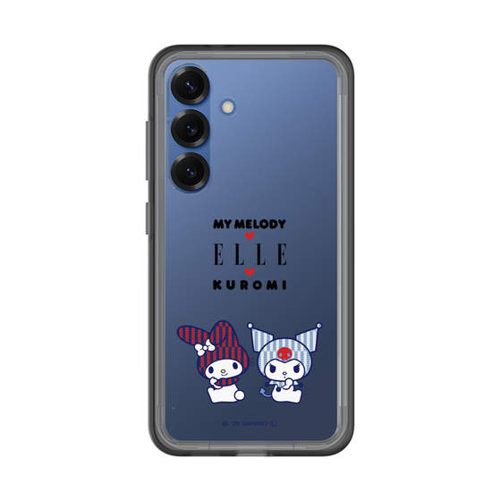 スリムプロテクションプレミアムケース［ ELLE×マイメロディ＆クロミ - トリコロールカラーグラフィック8 ］