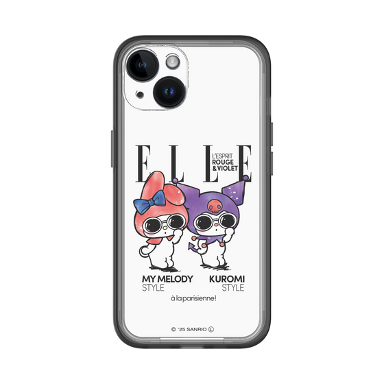 スリムプロテクションプレミアムケース［ ELLE×マイメロディ＆クロミ - 表紙風 ］