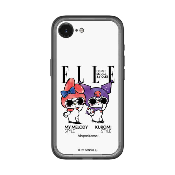 スリムプロテクションプレミアムケース［ ELLE×マイメロディ＆クロミ - 表紙風 ］
