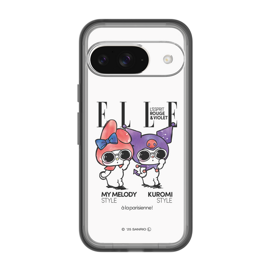 スリムプロテクションプレミアムケース［ ELLE×マイメロディ＆クロミ - 表紙風 ］