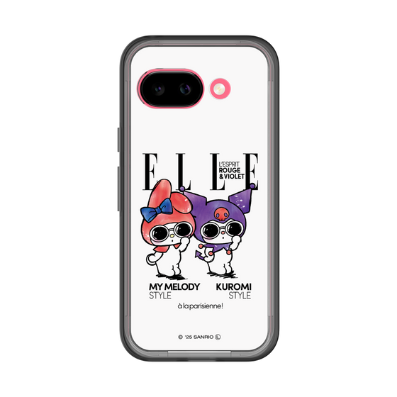 スリムプロテクションプレミアムケース［ ELLE×マイメロディ＆クロミ - 表紙風 ］