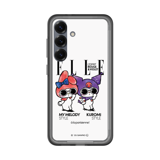 スリムプロテクションプレミアムケース［ ELLE×マイメロディ＆クロミ - 表紙風 ］