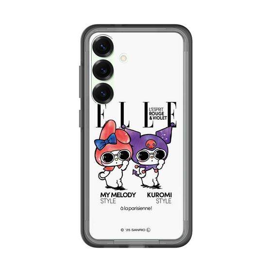 スリムプロテクションプレミアムケース［ ELLE×マイメロディ＆クロミ - 表紙風 ］