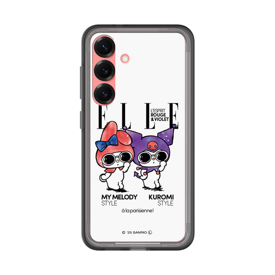 スリムプロテクションプレミアムケース［ ELLE×マイメロディ＆クロミ - 表紙風 ］