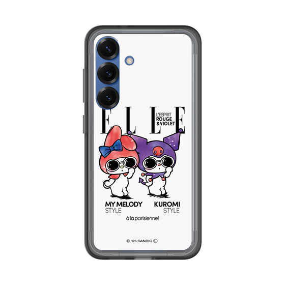 スリムプロテクションプレミアムケース［ ELLE×マイメロディ＆クロミ - 表紙風 ］