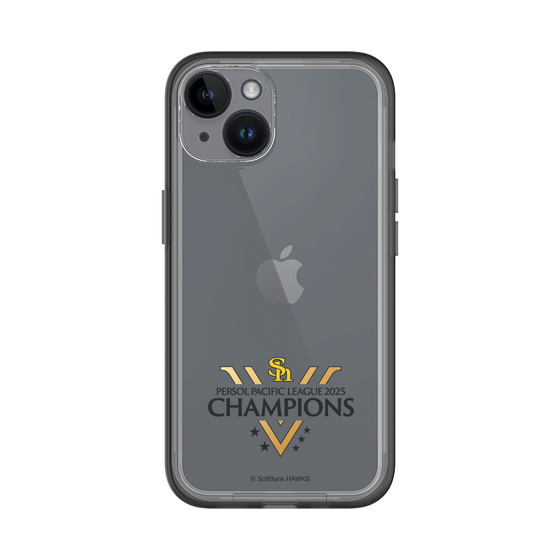 スリムプロテクションプレミアムケース［ 福岡ソフトバンクホークス - PERSOL PACIFIC LEAGUE 2025 CHAMOIONS ロゴ - クリア ］