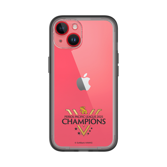 スリムプロテクションプレミアムケース［ 福岡ソフトバンクホークス - PERSOL PACIFIC LEAGUE 2025 CHAMOIONS ロゴ - クリア ］