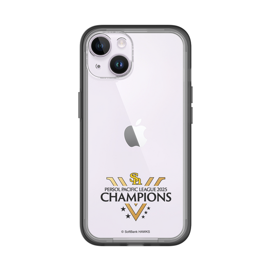 スリムプロテクションプレミアムケース［ 福岡ソフトバンクホークス - PERSOL PACIFIC LEAGUE 2025 CHAMOIONS ロゴ - クリア ］