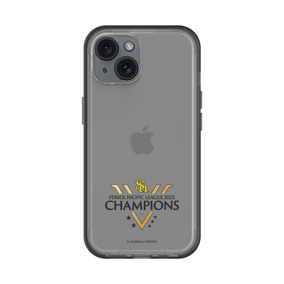 スリムプロテクションプレミアムケース［ 福岡ソフトバンクホークス - PERSOL PACIFIC LEAGUE 2025 CHAMOIONS ロゴ - クリア ］