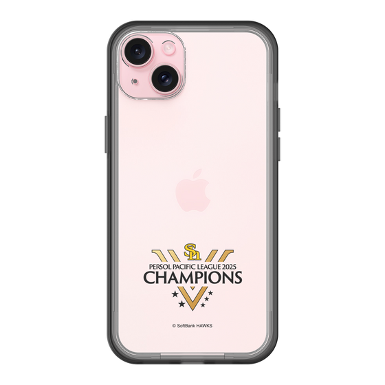 スリムプロテクションプレミアムケース［ 福岡ソフトバンクホークス - PERSOL PACIFIC LEAGUE 2025 CHAMOIONS ロゴ - クリア ］