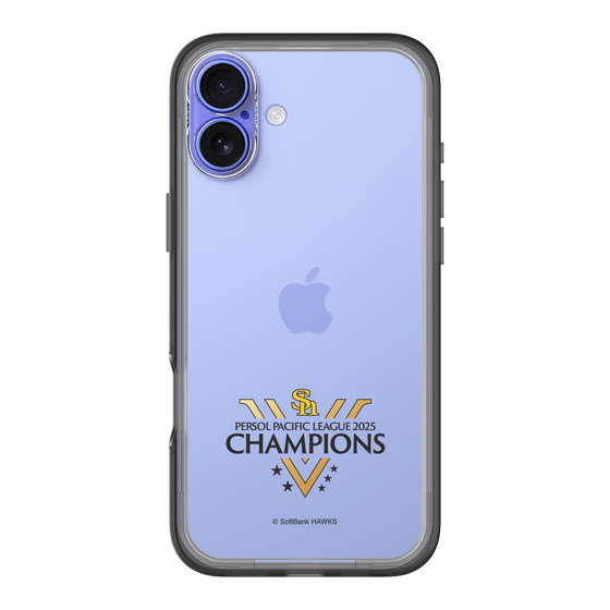 スリムプロテクションプレミアムケース［ 福岡ソフトバンクホークス - PERSOL PACIFIC LEAGUE 2025 CHAMOIONS ロゴ - クリア ］