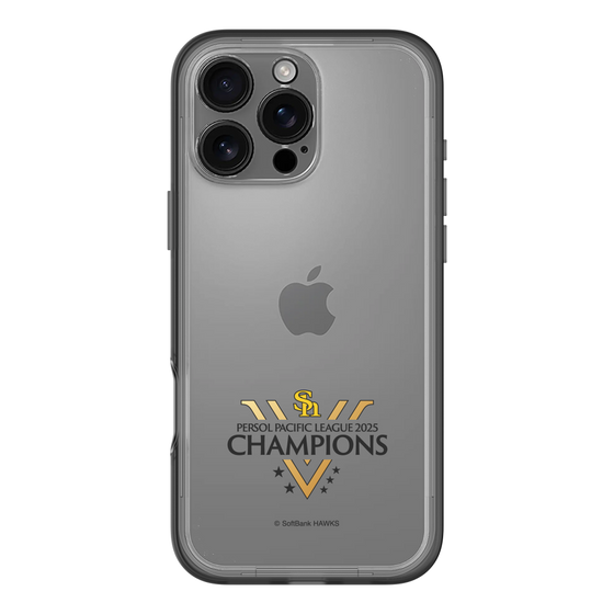 スリムプロテクションプレミアムケース［ 福岡ソフトバンクホークス - PERSOL PACIFIC LEAGUE 2025 CHAMOIONS ロゴ - クリア ］