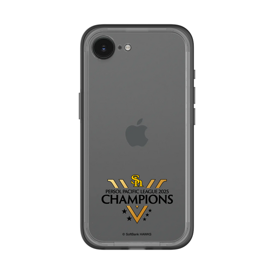 スリムプロテクションプレミアムケース［ 福岡ソフトバンクホークス - PERSOL PACIFIC LEAGUE 2025 CHAMOIONS ロゴ - クリア ］