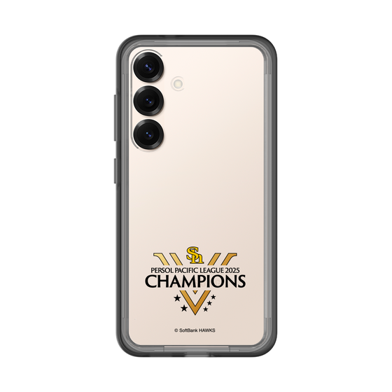 スリムプロテクションプレミアムケース［ 福岡ソフトバンクホークス - PERSOL PACIFIC LEAGUE 2025 CHAMOIONS ロゴ - クリア ］