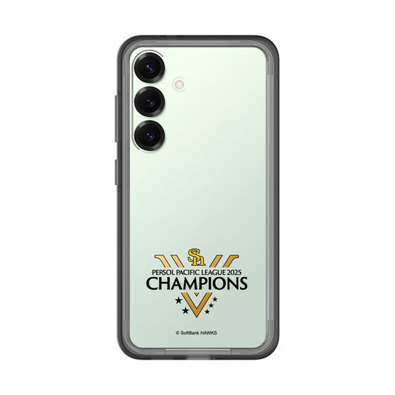 スリムプロテクションプレミアムケース［ 福岡ソフトバンクホークス - PERSOL PACIFIC LEAGUE 2025 CHAMOIONS ロゴ - クリア ］