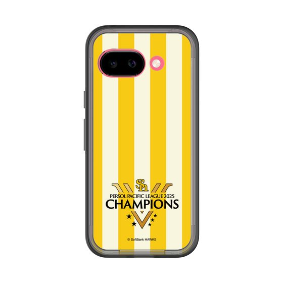 スリムプロテクションプレミアムケース［ 福岡ソフトバンクホークス - PERSOL PACIFIC LEAGUE 2025 CHAMOIONS ロゴ - ストライプ ］