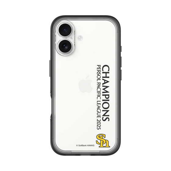 スリムプロテクションプレミアムケース［ 福岡ソフトバンクホークス - PERSOL PACIFIC LEAGUE 2025 CHAMOIONS - 縦ロゴ ］