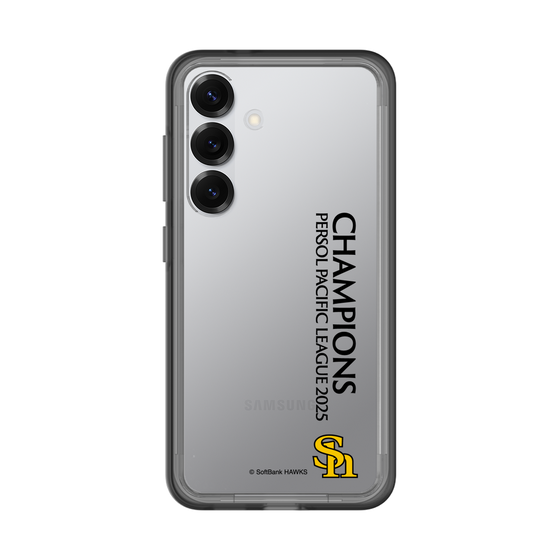 スリムプロテクションプレミアムケース［ 福岡ソフトバンクホークス - PERSOL PACIFIC LEAGUE 2025 CHAMOIONS - 縦ロゴ ］