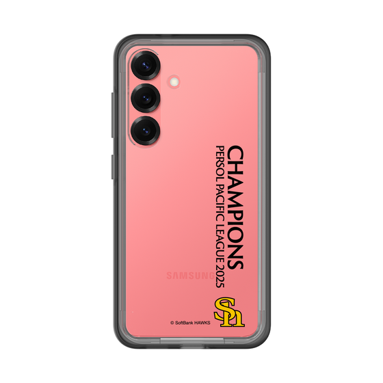 スリムプロテクションプレミアムケース［ 福岡ソフトバンクホークス - PERSOL PACIFIC LEAGUE 2025 CHAMOIONS - 縦ロゴ ］