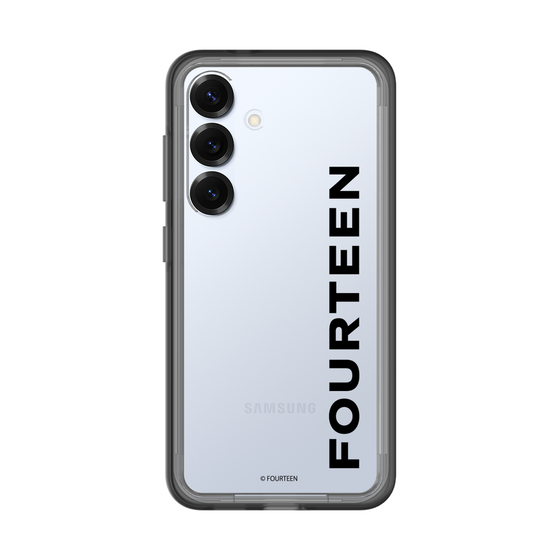 スリムプロテクションプレミアムケース［ フォーティーン - フォーティーンロゴ - クリア ］